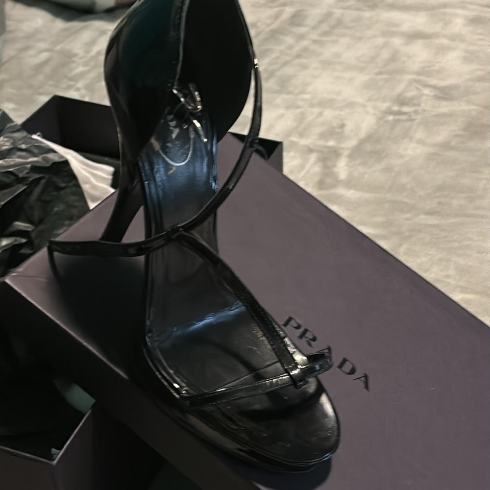 Black Prada sandal